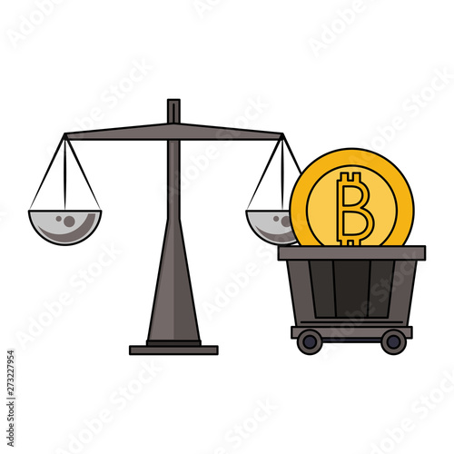 Bitcoin cryptocurrency digital money symbols