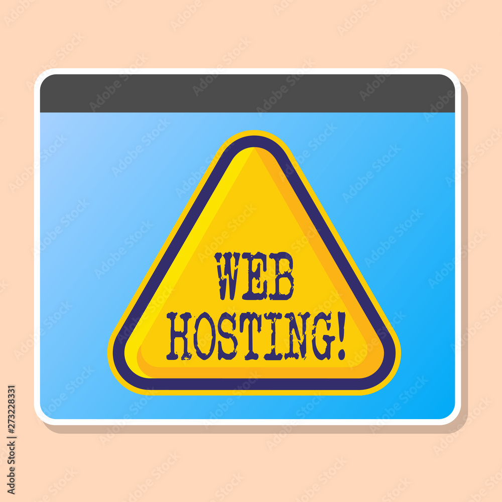 Word writing text Web Hosting. Business photo showcasing Server service that allows somebody to make website accessible Word writing text Web Hosting. Business photo showcasing Server service that allows somebody to make website accessible