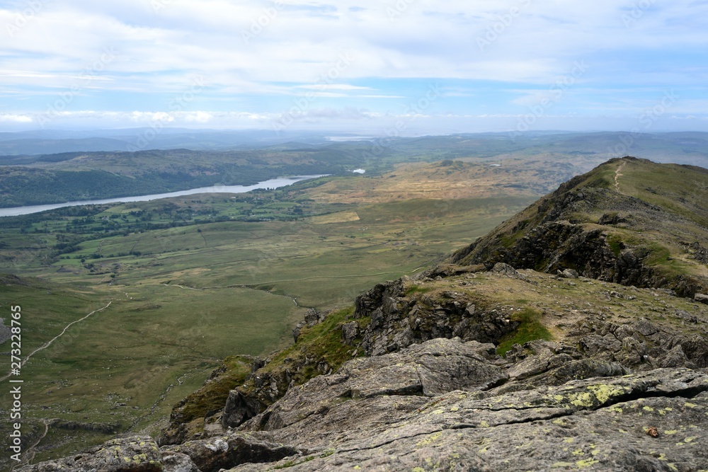 The ridThe countryside of Furness from Dow Crag