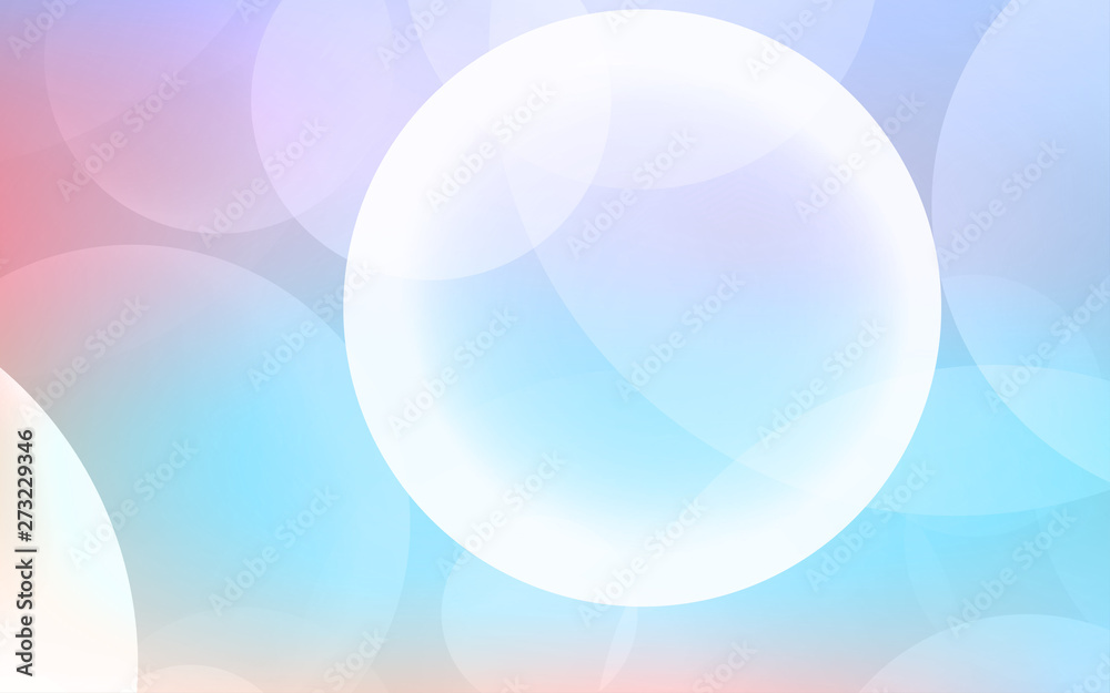 Abstract Bokeh white circle background