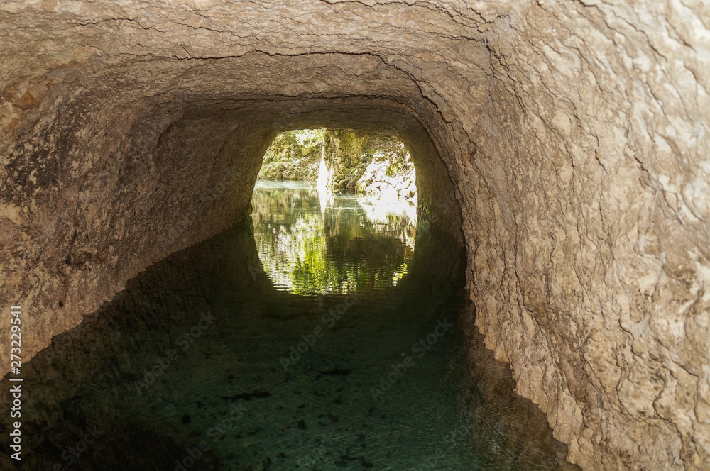 Paradise river in Cancun, Quintana Roo, Mexico       