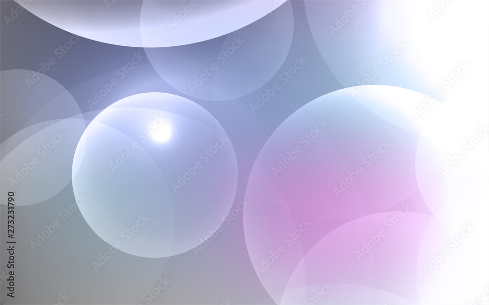 Fototapeta premium Abstract Bokeh white circle background