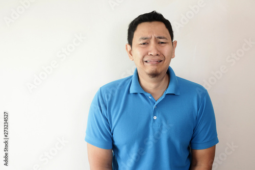 Funny Asian Man Crying © airdone