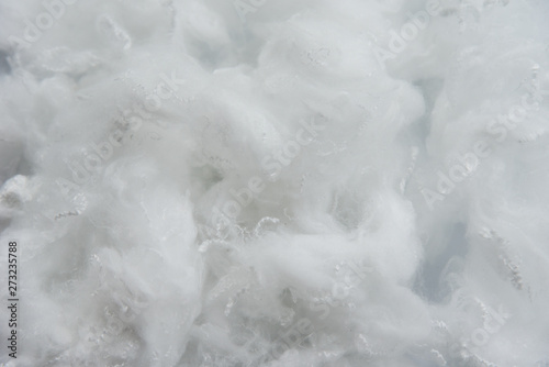White Polyester stable fiber fabric