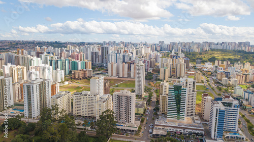 Aerial view of Clean Water (Águas Claras) city in Brasilia, Brazil. © joseduardo