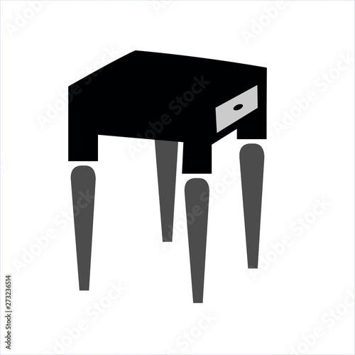 Dresser icon. Vector design Illustration