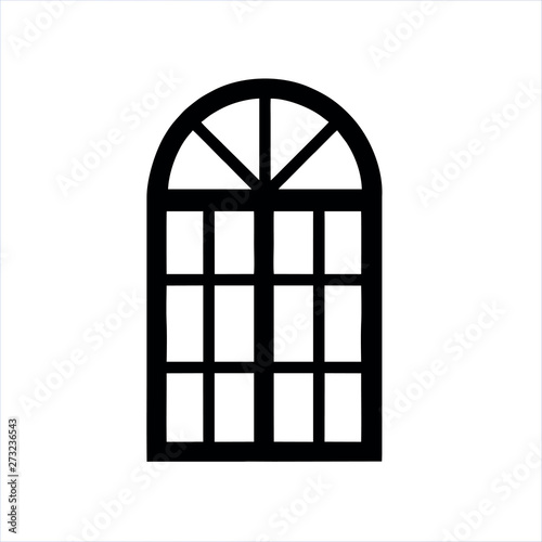 Close Window icon. Vector illustration