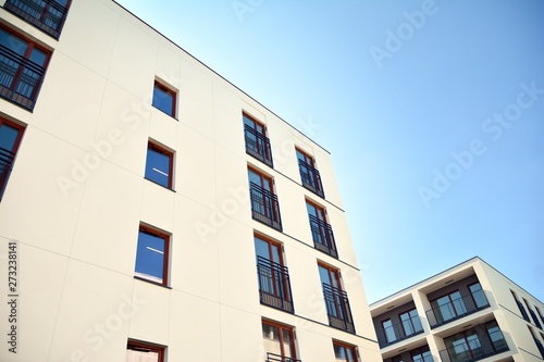 Wallpaper Mural Multistory new modern apartment building. Stylish living block of flats. Torontodigital.ca