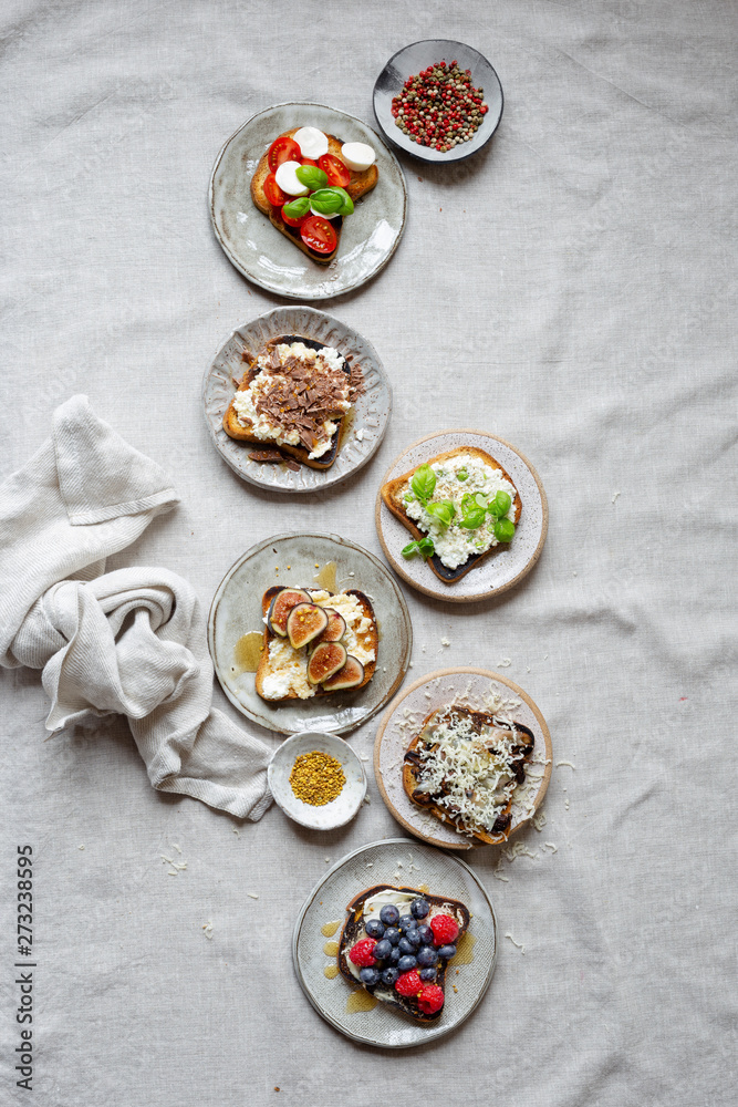 Vegetarian Open Face Sandwich Assortments Vegetarian Open Face Sandwich Assortments