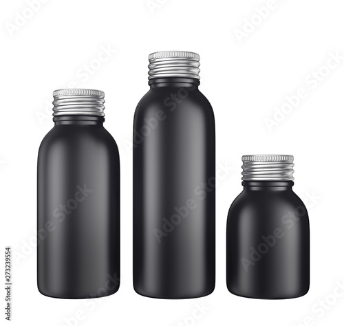 black bottles