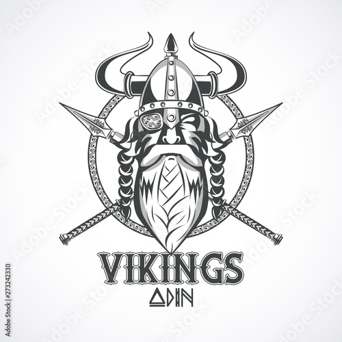 Vikings warriors printed tshirt template