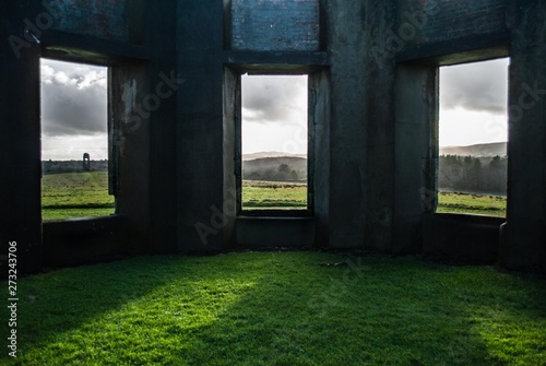 Scenic window in ruins on Irish coast  © Nicole