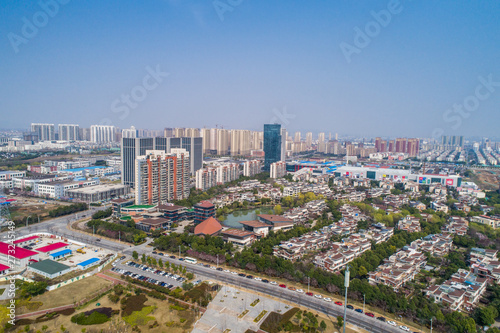 Nanjing City, Jiangsu Province, urban construction landscape © MyCreative