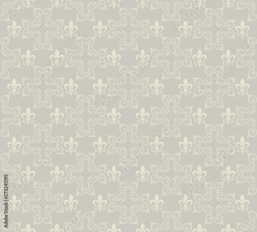 Background, seamless pattern with floral patterns in the vintage style