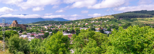 Panorama of Surami town in Shida Kartli region  travel to Georgia.