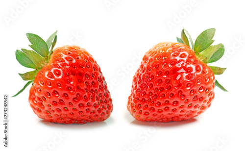 strawberry isolated over white background