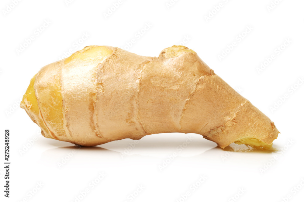 fresh ginger on white background fresh ginger on white background