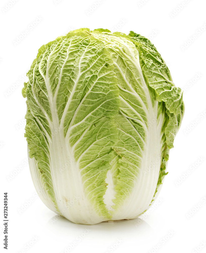 Chinese cabbage on white background Chinese cabbage on white background