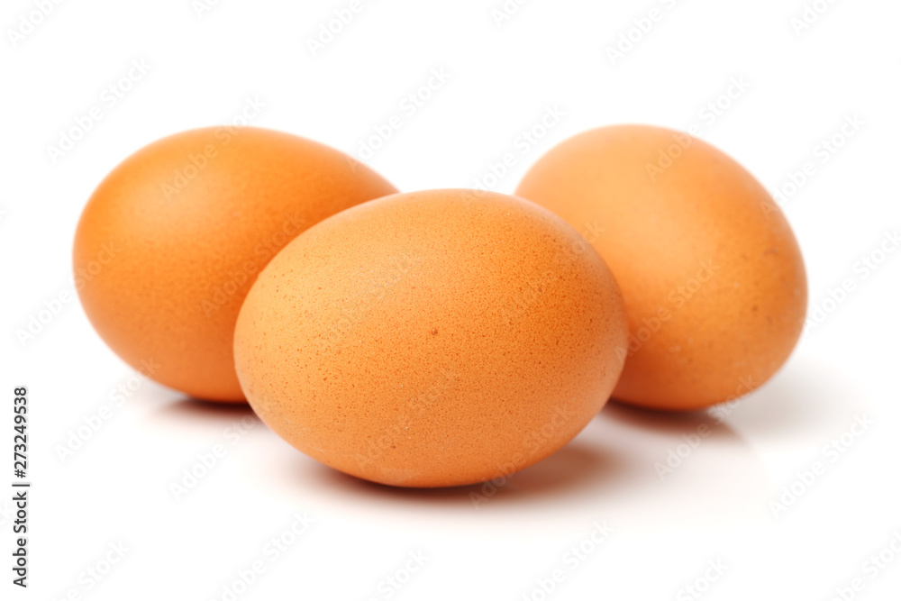 Egg collection isolated on white background Egg collection isolated on white background