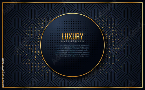 luxurious dark background with gold glitter