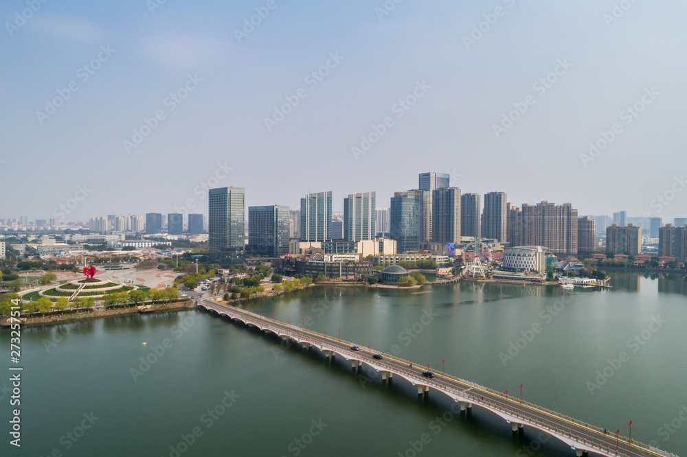 Nanjing City, Jiangsu Province, urban construction landscape