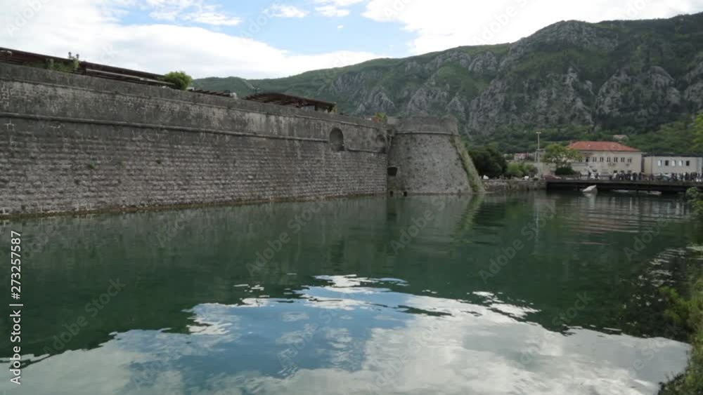Nature around the old town of Kotor. Mountains and fortresses in the Gulf of Montenegro. Nature around the old town of Kotor. Mountains and fortresses in the Gulf of Montenegro.