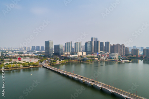 Nanjing City  Jiangsu Province  urban construction landscape