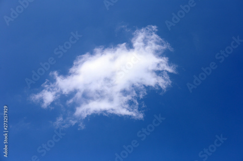 1 white cloud  sky background
