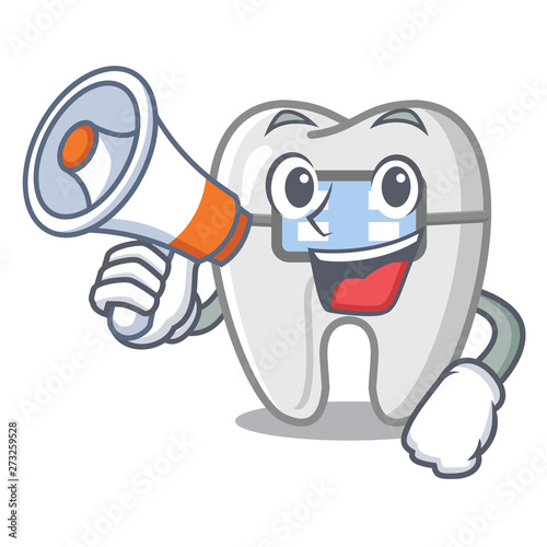 With megaphone braces in the character gear box