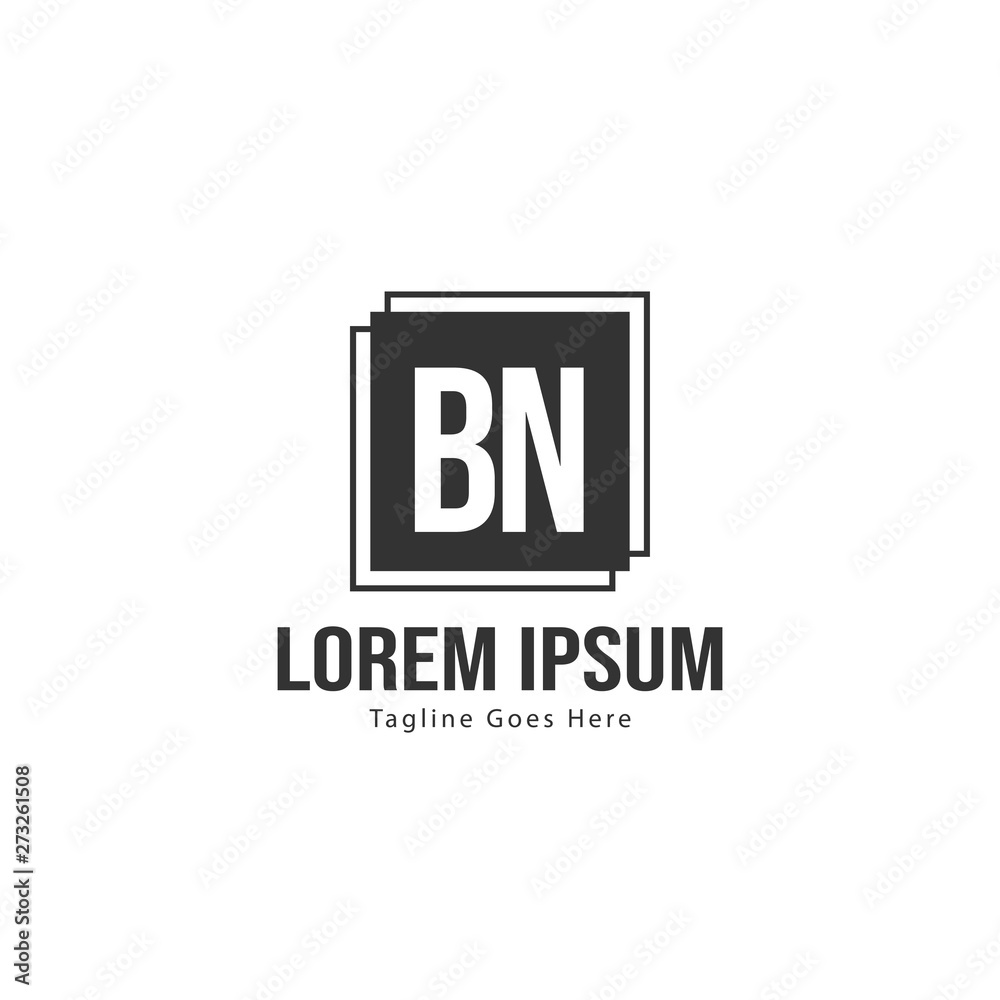 BN Letter Logo Design. Creative Modern BN Letters Icon Illustration BN Letter Logo Design. Creative Modern BN Letters Icon Illustration
