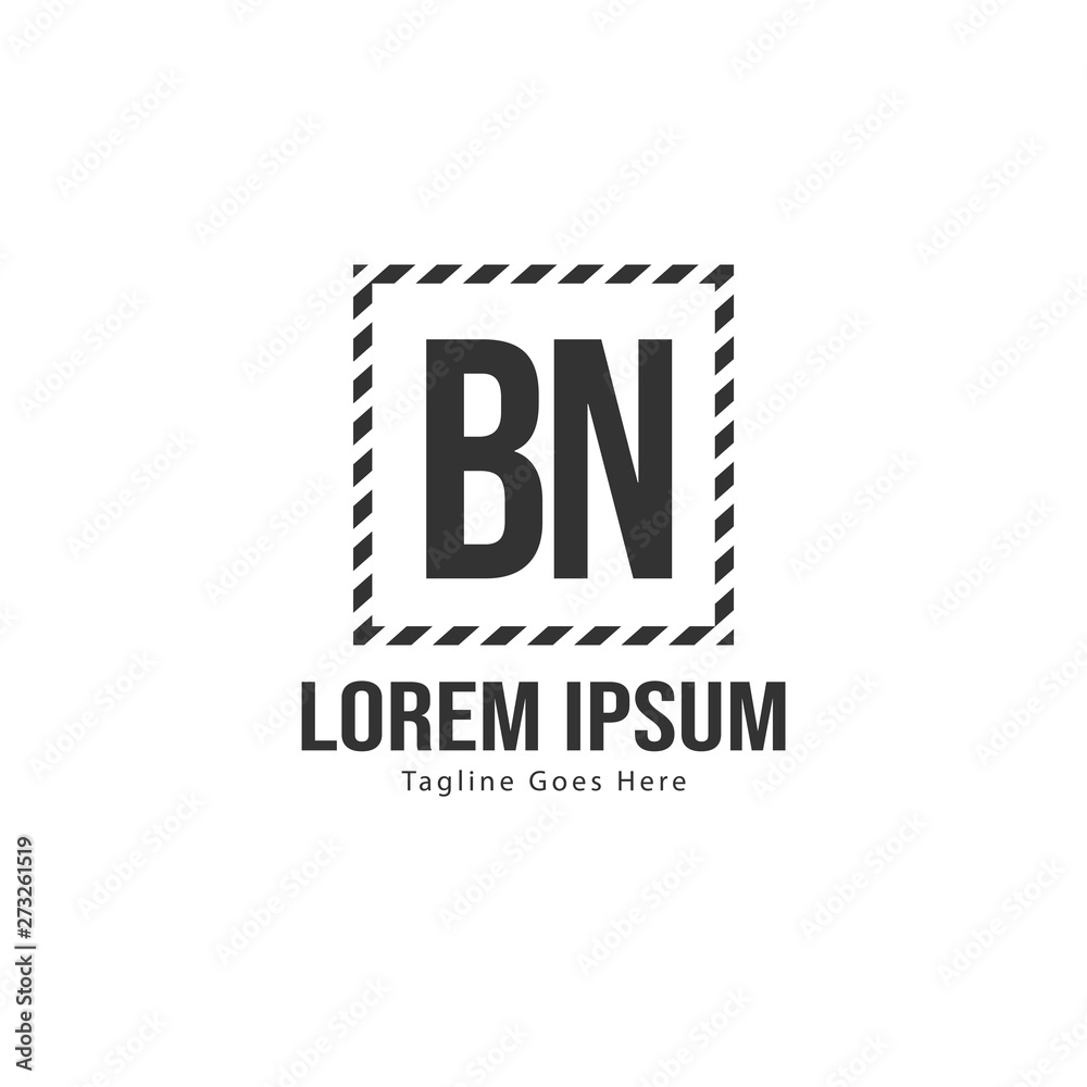 BN Letter Logo Design. Creative Modern BN Letters Icon Illustration BN Letter Logo Design. Creative Modern BN Letters Icon Illustration
