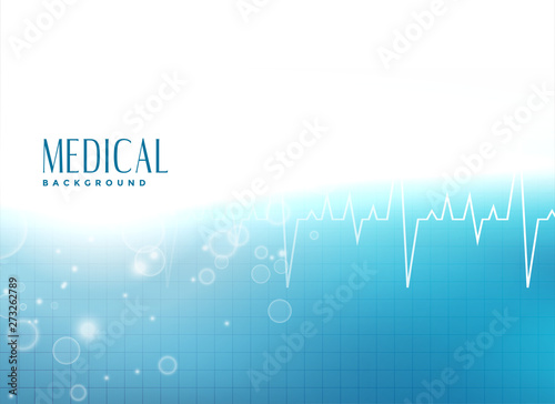 medical presentation banner design background