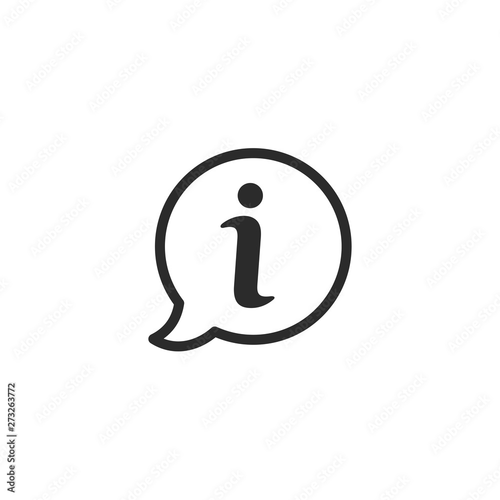 information icon vector image on white background. information logo template. info symbol information icon vector image on white background. information logo template. info symbol