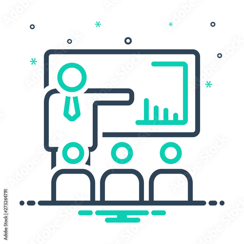 mix icon for presentation