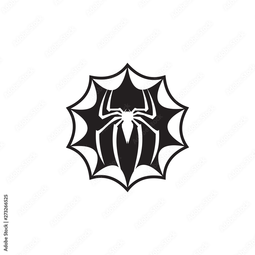Spiders icon logo design vector template Spiders icon logo design vector template
