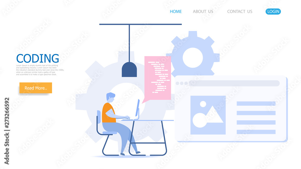 man working with coding man working with coding