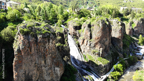 Waterfall in Jermuk city  Armenia