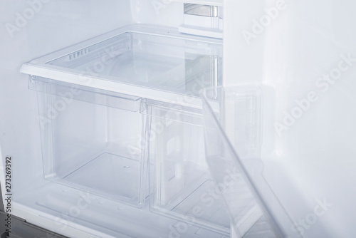 Wallpaper Mural Refrigerator Isolated on White Background. Modern Kitchen and Domestic Major Appliances Torontodigital.ca