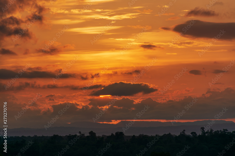 Scenic View Of Dramatic Sky Scenic View Of Dramatic Sky