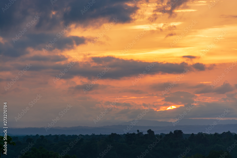 Scenic View Of Dramatic Sky Scenic View Of Dramatic Sky