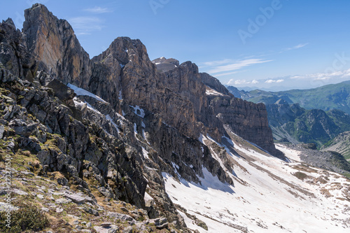 Marguareis Group, Pesio valley, Natural park of the Marguareis massif, boundary between Italy and France photo