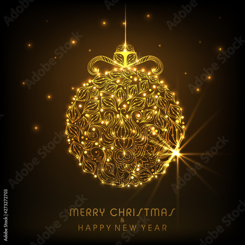 Poster and banner for Christmas and New Year.