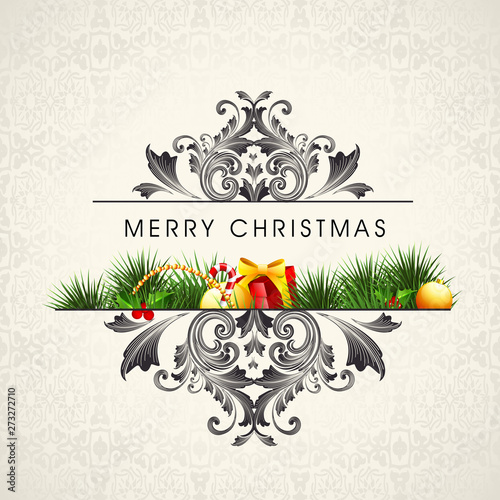 Poster, banner and card for Merry Christmas.