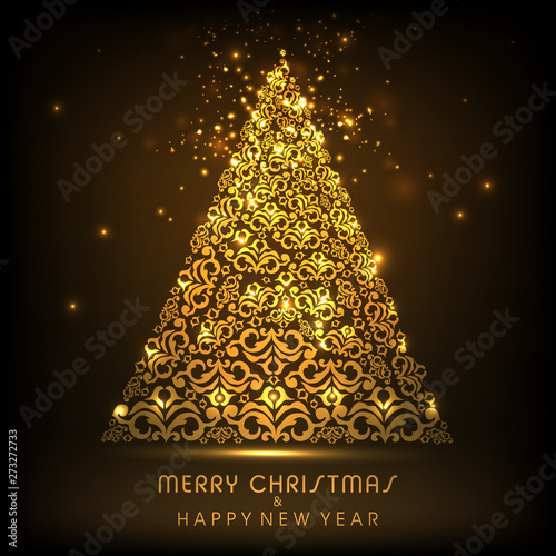 Poster and banner for Christmas and New Year.