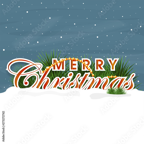 Poster and banner for Merry Christmas.