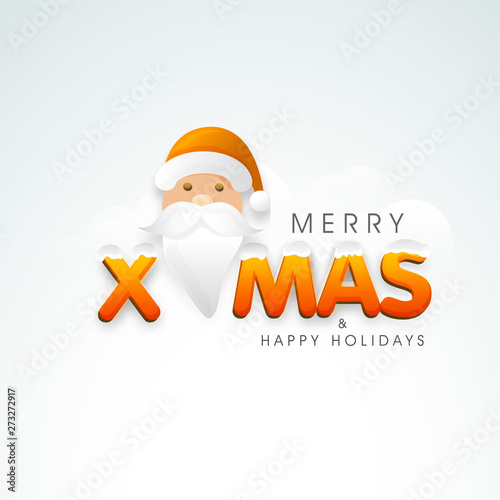 Poster, banner and card for Merry Christmas.