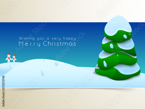 Poster, banner and card for Merry Christmas.
