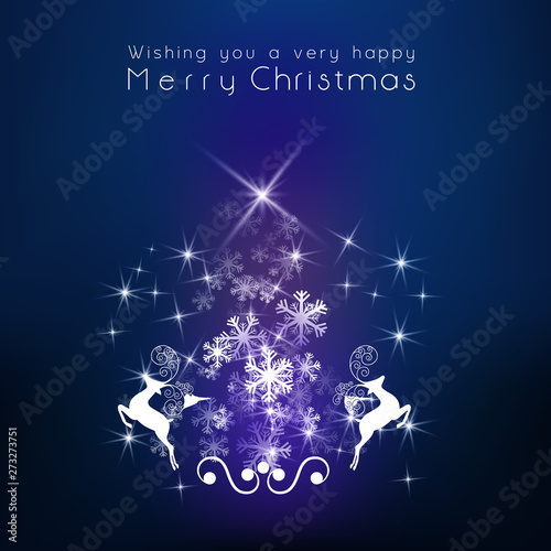 Poster, banner and card for Merry Christmas.