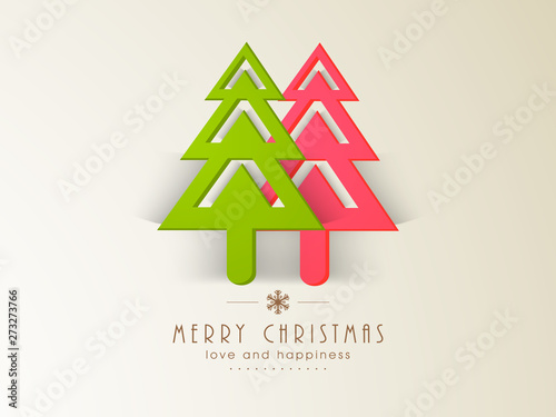 Poster, banner and card for Merry Christmas.