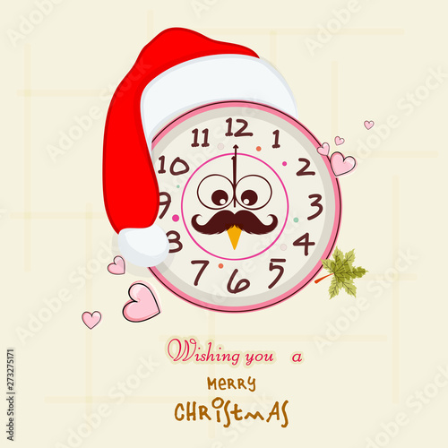 Concept of celebrating Merry Christmas.